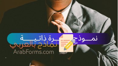 نموذج سيرة ذاتية باللغة العربية والانجليزية cv templates ملف وورد (word) 12 نموذج سيرة ذاتية باللغة العربية والانجليزية