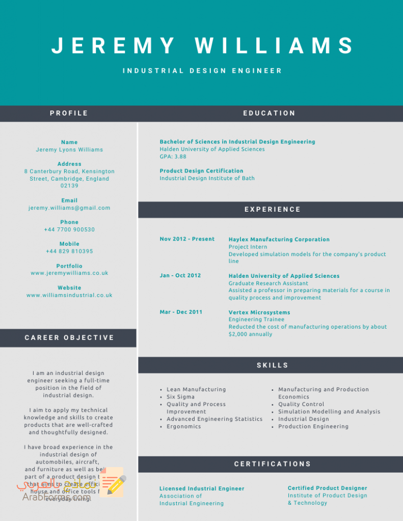 أفضل نماذج السير الذاتية وخطاب التغطية لطلاب الدكتوراه والمنح الدراسية 3 كتابة سيرة ذاتية أكاديمية