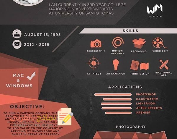 نموذج سيرة ذاتية لمصمم جرافيك مع أمثلة ونصائح 13 graphic designer cv