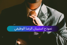 نموذج استبيان الرضا الوظيفي على اكسل Excel تحميل مباشر ومجاني 3