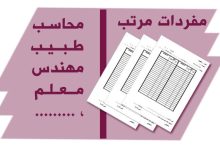 صيغة مفردات مرتب