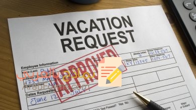 نموذج طلب إجازة وورد word احترافي.. تحميل مجاني بروابط مباشرة 7 نموذج طلب إجازة word