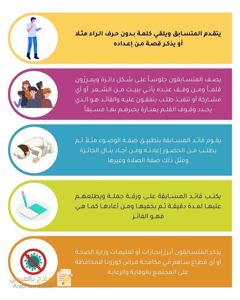 أفكار ألعاب جماعية ومنزلية للكبار والصغار (50 لعبة) 27 خمسون فكرة ولعبة