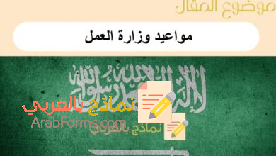 خطوات حجز مواعيد وزارة العمل في المملكة العربية السعودية و6 طرق للتواصل مع مكتب العمل 13 مواعيد وزارة العمل